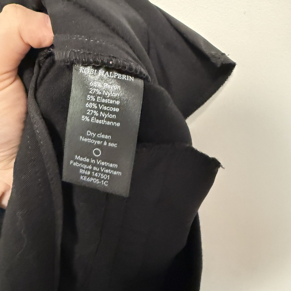 KOBI HALPERIN Riley Bootcut Trouser Pants in Black‎ Size 4 - Picture 7 of 10